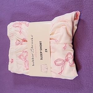 0733. NWTs ~ Bobbie Brooks Sleepwear ~ So Comfy ~ Slumber Party ~ Pink Bows